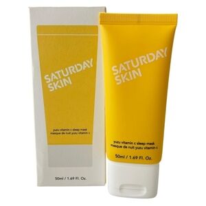 Saturday Skin Yuzu Vitamin C Sleep Mask, 1.69oz, NIB